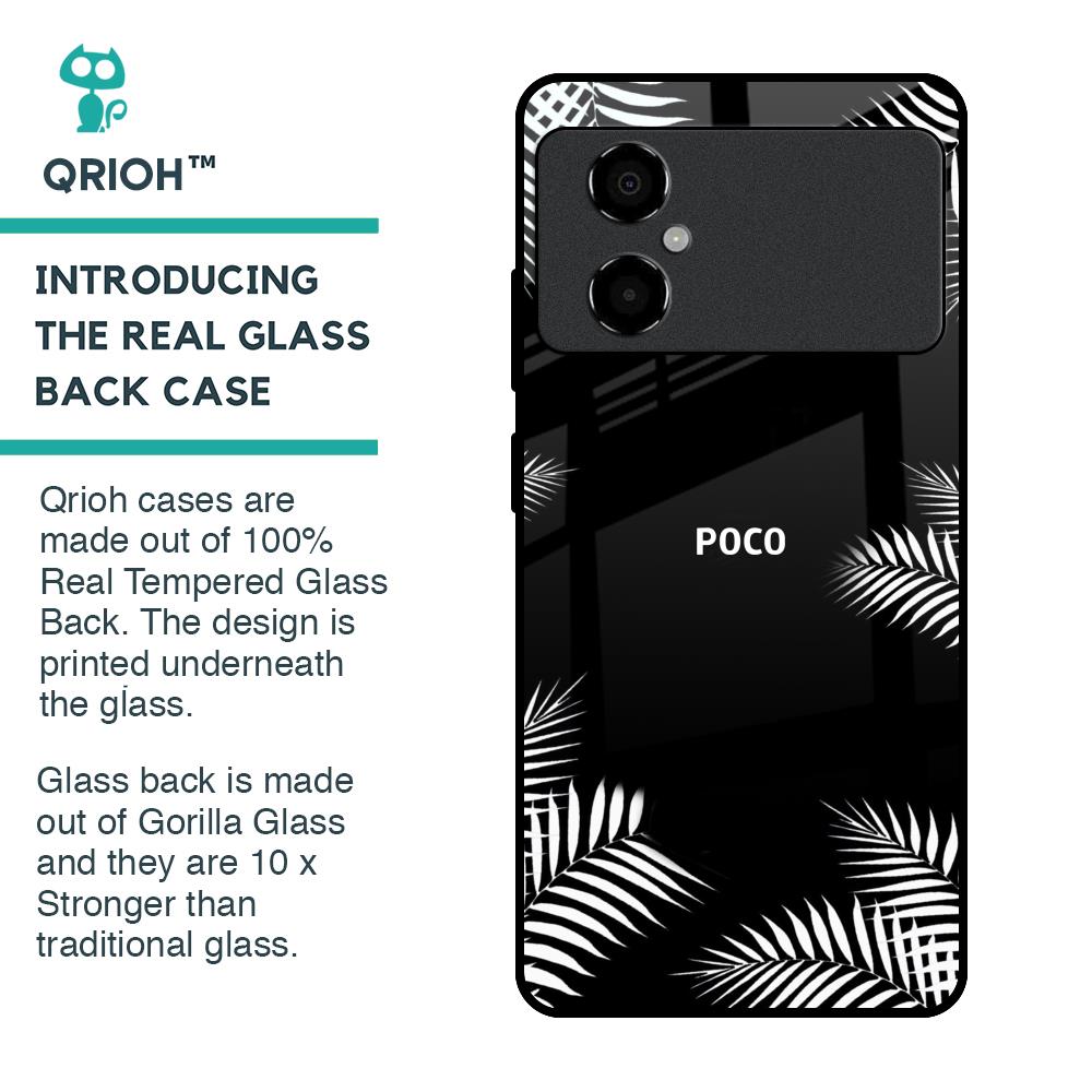 Zealand Fern Design Glass Case For Poco M4 5G
