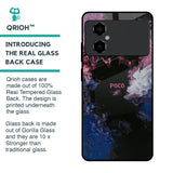 Smudge Brush Glass case for Poco M4 5G