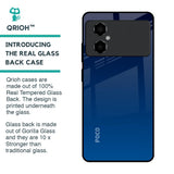 Very Blue Glass Case for Poco M4 5G