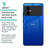 Egyptian Blue Glass Case for Poco M4 5G