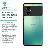 Dusty Green Glass Case for Poco M4 5G