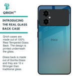 Sea Theme Gradient Glass Case for Poco M4 5G