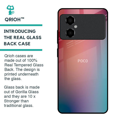 Dusty Multi Gradient Glass Case for Poco M4 5G
