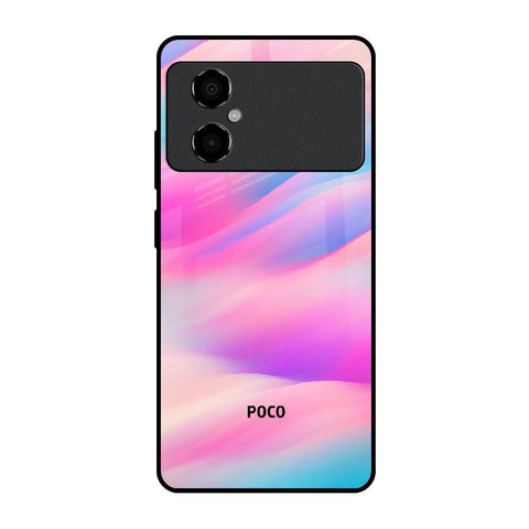 Colorful Waves Poco M4 5G Glass Cases & Covers Online