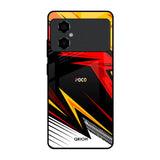 Race Jersey Pattern Poco M4 5G Glass Cases & Covers Online