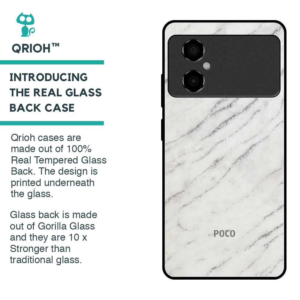 Polar Frost Glass Case for Poco M4 5G