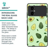 Avocado Green Glass Case For Poco M4 5G