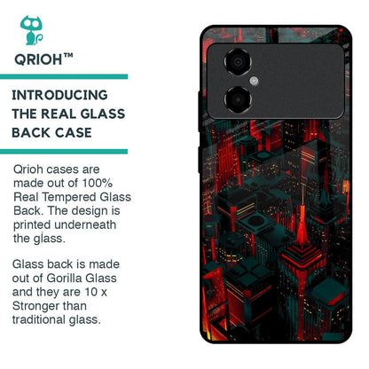 City Light Glass Case For Poco M4 5G
