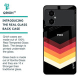 Abstract Arrow Pattern Glass Case For Poco M4 5G