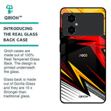 Race Jersey Pattern Glass Case For Poco M4 5G