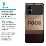 High End Fashion Glass case for Poco M4 5G