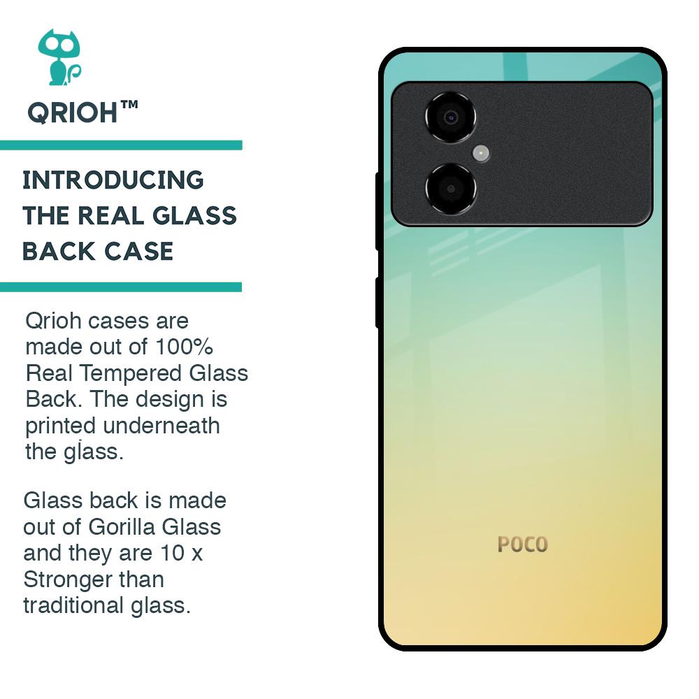 Cool Breeze Glass case for Poco M4 5G