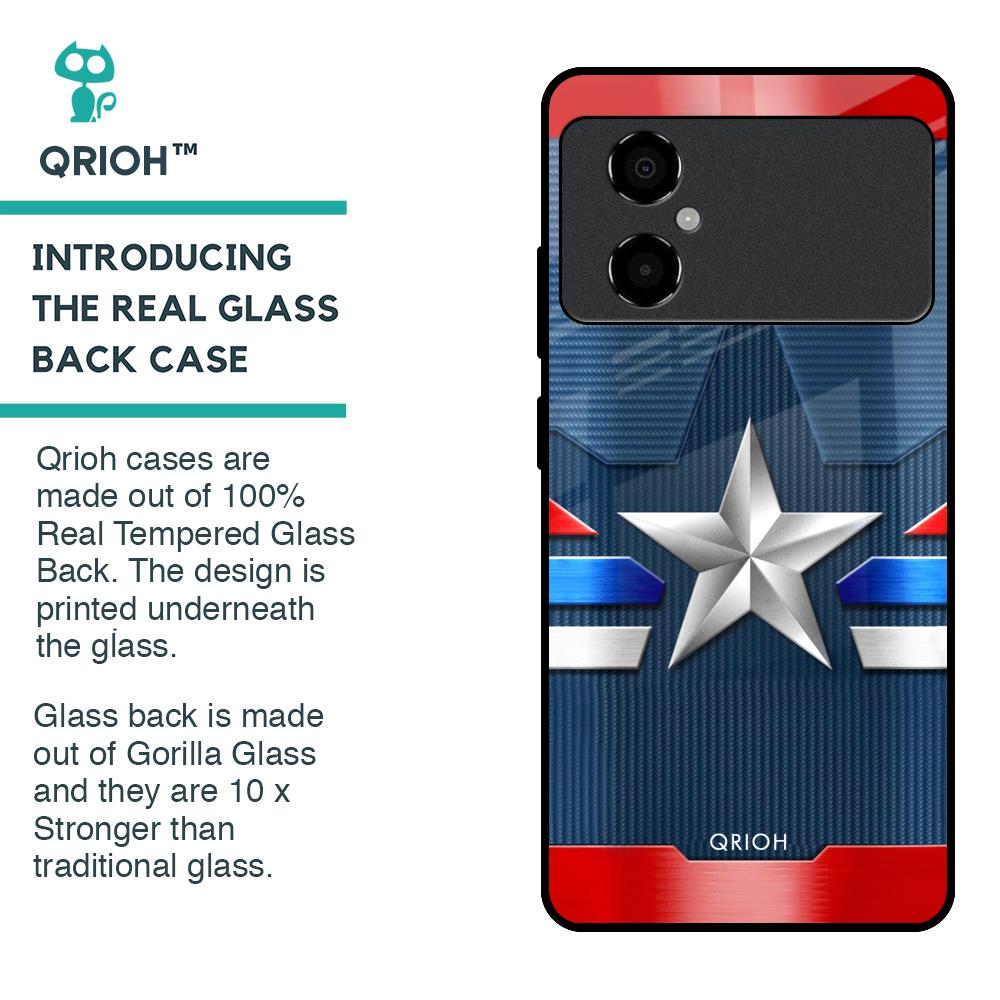 Brave Hero Glass Case for Poco M4 5G