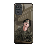 Blind Fold Redmi Note 11 SE Glass Back Cover Online