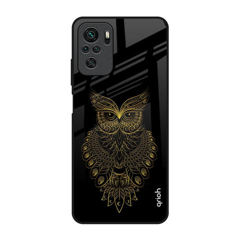 Golden Owl Redmi Note 11 SE Glass Back Cover Online