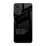 Black Soul Redmi Note 11 SE Glass Back Cover Online