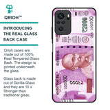 Stock Out Currency Glass Case for Redmi Note 11 SE