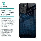 Dark Blue Grunge Glass Case for Redmi Note 11 SE