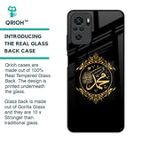 Islamic Calligraphy Glass Case for Redmi Note 11 SE