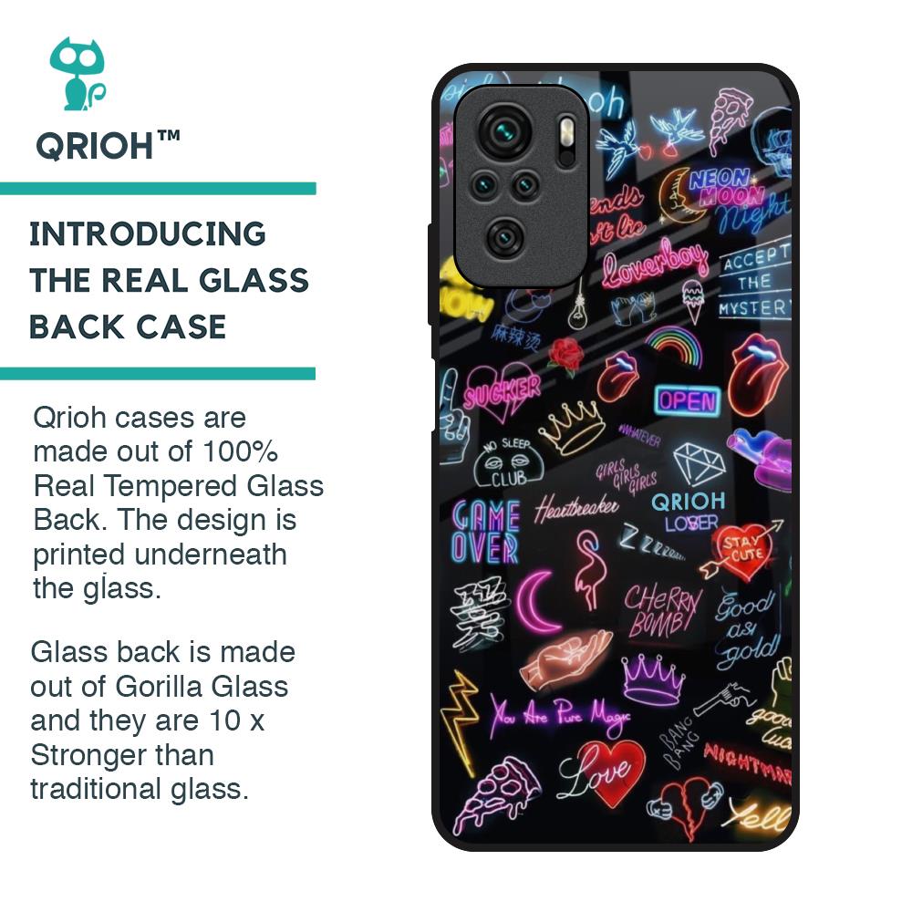 Accept The Mystery Glass Case for Redmi Note 11 SE
