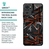 Vector Art Glass Case for Redmi Note 11 SE