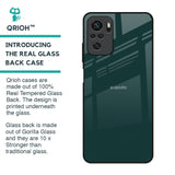 Olive Glass Case for Redmi Note 11 SE