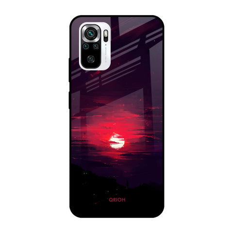 Morning Red Sky Redmi Note 11 SE Glass Cases & Covers Online