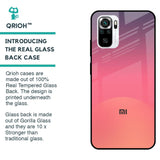 Sunset Orange Glass Case for Redmi Note 11 SE