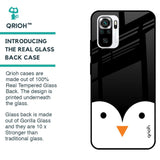 Cute Penguin Glass Case for Redmi Note 11 SE
