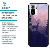 Deer In Night Glass Case For Redmi Note 11 SE