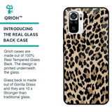 Leopard Seamless Glass Case For Redmi Note 11 SE