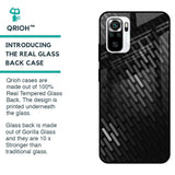 Dark Abstract Pattern Glass Case For Redmi Note 11 SE