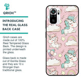 Balloon Unicorn Glass case for Redmi Note 11 SE