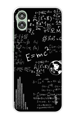 Equation Doodle Samsung Galaxy F04 Back Cover