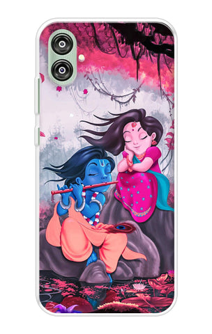 Radha Krishna Art Samsung Galaxy F04 Back Cover