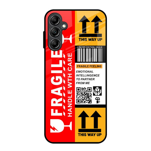 Handle With Care Samsung Galaxy A14 5G Glass Back Cover Online