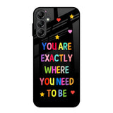 Magical Words Samsung Galaxy A14 5G Glass Back Cover Online