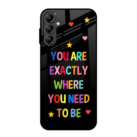 Magical Words Samsung Galaxy A14 5G Glass Back Cover Online