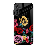 Floral Decorative Samsung Galaxy A14 5G Glass Back Cover Online