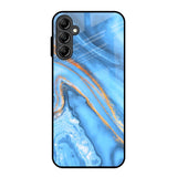 Vibrant Blue Marble Samsung Galaxy A14 5G Glass Back Cover Online