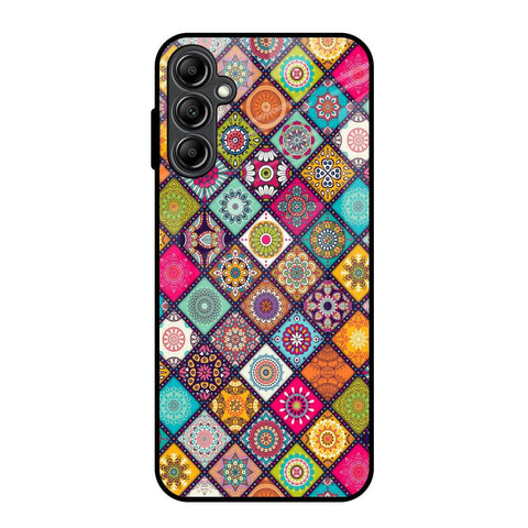 Multicolor Mandala Samsung Galaxy A14 5G Glass Back Cover Online