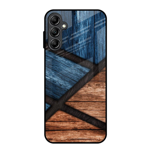 Wooden Tiles Samsung Galaxy A14 5G Glass Back Cover Online