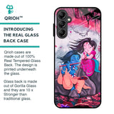 Radha Krishna Art Glass Case for Samsung Galaxy A14 5G