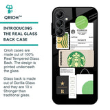 Coffee Latte Glass Case for Samsung Galaxy A14 5G