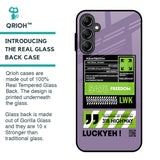 Run & Freedom Glass Case for Samsung Galaxy A14 5G