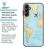 Travel Map Glass Case for Samsung Galaxy A14 5G