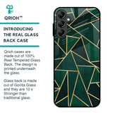 Abstract Green Glass Case For Samsung Galaxy A14 5G