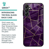 Geometric Purple Glass Case For Samsung Galaxy A14 5G