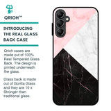 Marble Collage Art Glass Case For Samsung Galaxy A14 5G