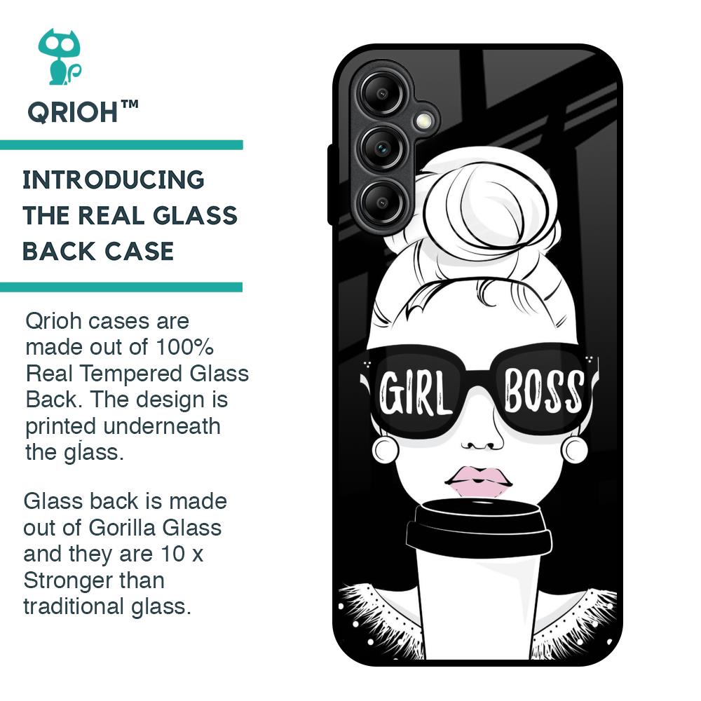 Girl Boss Glass Case For Samsung Galaxy A14 5G